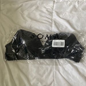 Soma Enbliss Wireless Bra 32DD Black NWT